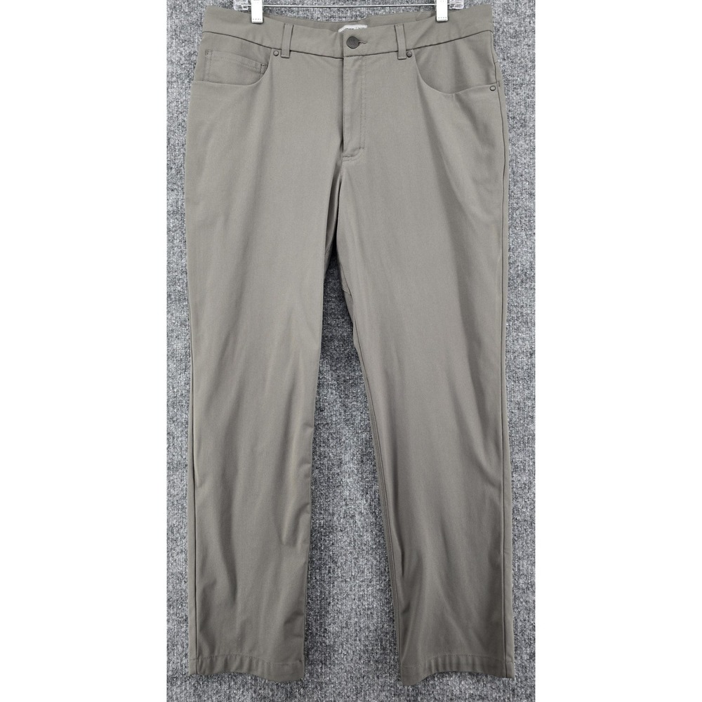 VRST Limitless Athletic Fit 5 Pocket Pants Men's 35x32 (Fits 36x31) Gray Stretch